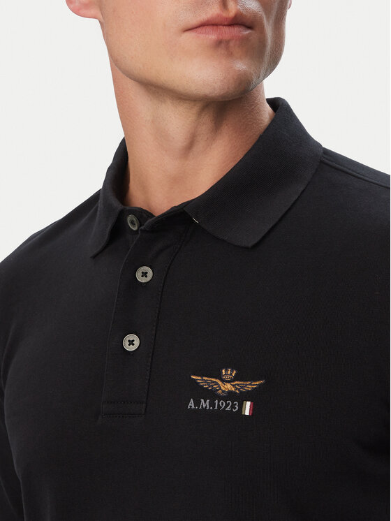 Aeronautica Militare Aeronautica Militare Polo 262PO1947UJ00703 Negro Regular Fit