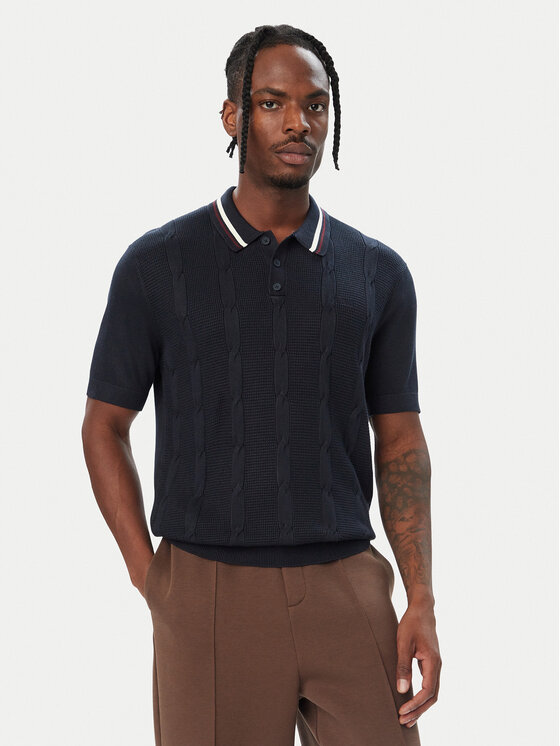 Guess Guess Polo Z6BR01 Z1609 Azul marino Regular Fit