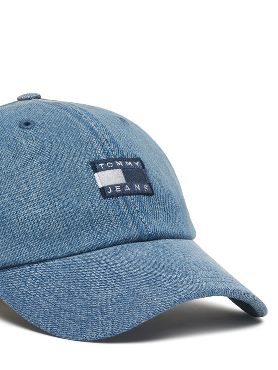 Tommy Jeans Cappellino Tommy Jeans Tjm Heritage Over Dyed Denim Cap AM0AM13853 Blu