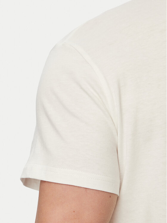 Tommy Jeans Tommy Jeans T-Shirt Linear Chest DM0DM21780 Εκρού Slim Fit