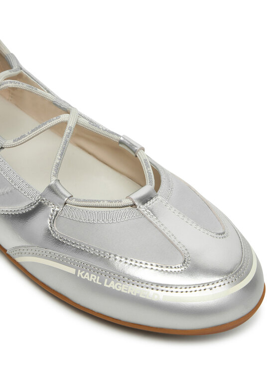 KARL LAGERFELD Балетки KARL LAGERFELD Altia KL66111 Срібний