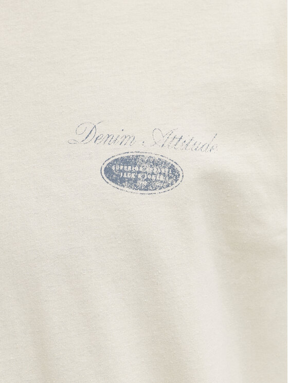 Jack & Jones Jack & Jones Camiseta Edover 12288005 Écru Regular Fit