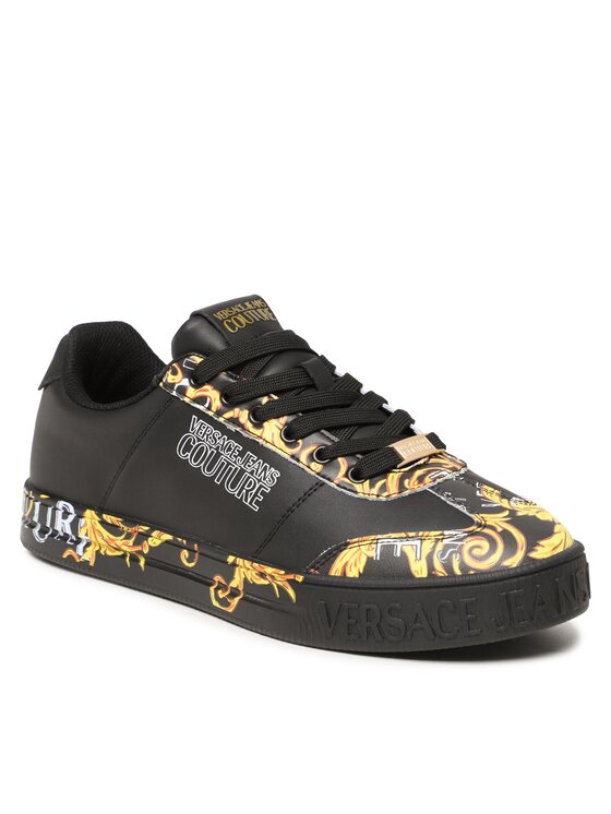 Versace Jeans Couture Сникърси Versace Jeans Couture 74YA3SK6 Черен