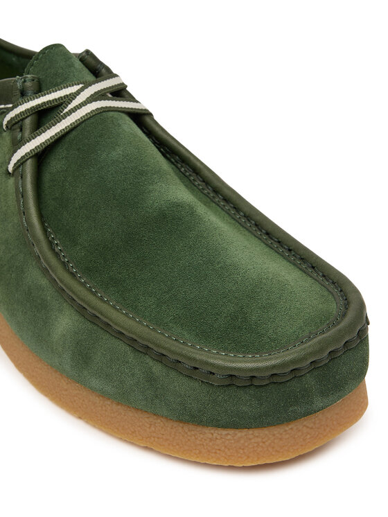 Clarks Туфлі Clarks Wallabee EVO 26186170 Зелений