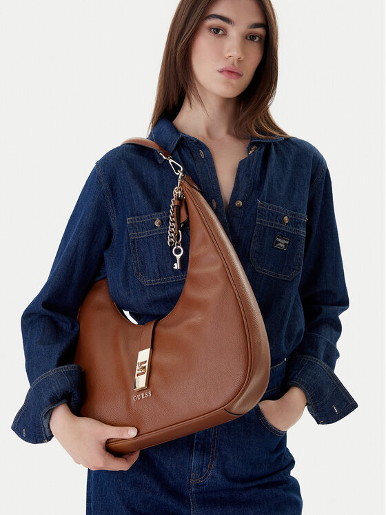 Guess Дамска чанта Guess Brooke HWBG98 97020 Кафяв