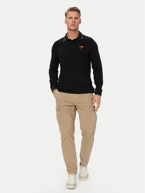 Aeronautica Militare Aeronautica Militare Polo 262PO1653UP00082 Negro Regular Fit