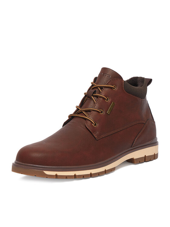 Lanetti Schnürschuhe Lanetti CEO-8468-2 MBS Braun