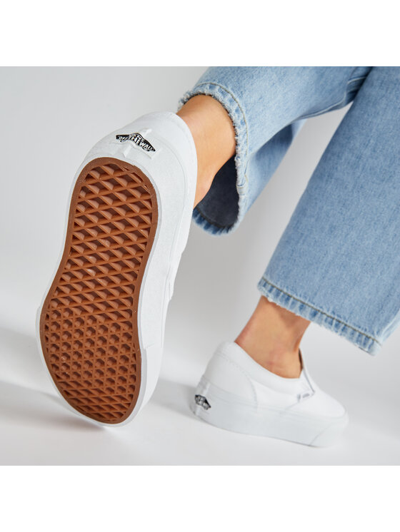 Vans Zapatillas de tenis Vans Classic Slip-On P VN0A3JEZW001 Blanco