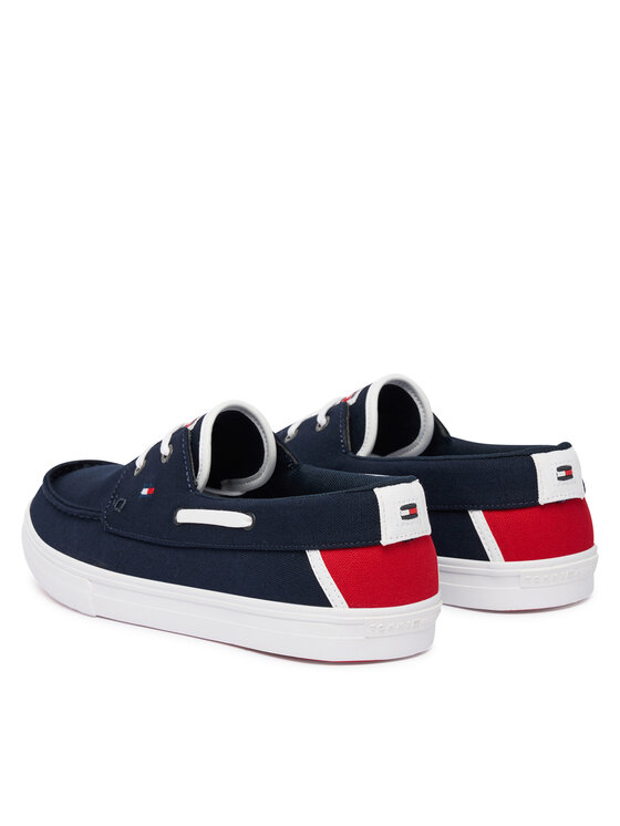 Tommy Hilfiger Scarpe sportive Tommy Hilfiger Th Boat Vulc Sneaker Canvas FM0FM05877 Blu scuro