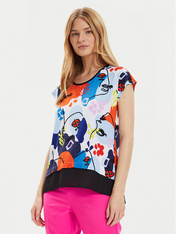 Joseph Ribkoff Joseph Ribkoff Футболка 241308 Кольоровий Regular Fit