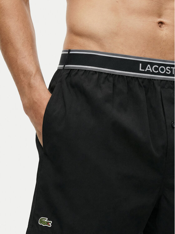 Lacoste Lacoste Conjunto de calzoncillos boxer 7H4972 Negro
