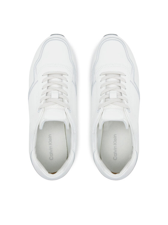 Calvin Klein Superge Calvin Klein Low Top Lace Up Lth Mono HM0HM01807 Siva