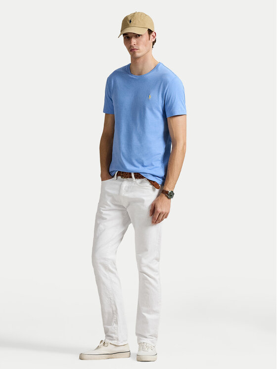 Polo Ralph Lauren Polo Ralph Lauren Camiseta 710671438454 Celeste Custom Slim Fit