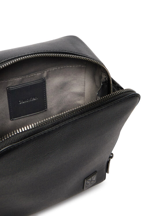 Calvin Klein Geantă crossover Calvin Klein Emblem Hw Reporter LV04D3293G Negru