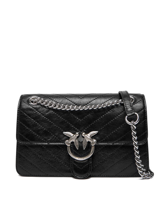 PINKO Kabelka PINKO Love One Light Mini Al 25-26 PLTT 106173 A2JC Čierna