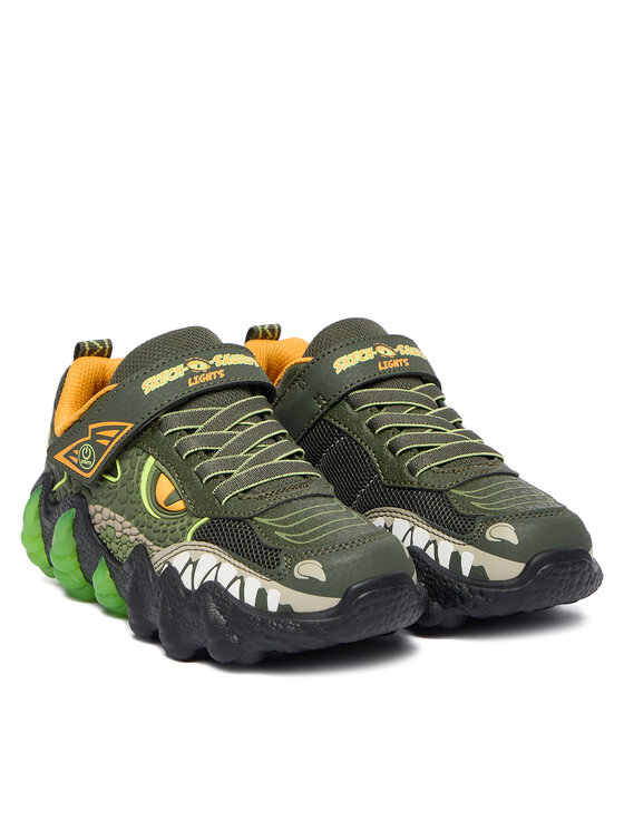 Skechers Laisvalaikio batai Skechers Skech-O-Saurus Lights 2.0 400121L OLV Chaki