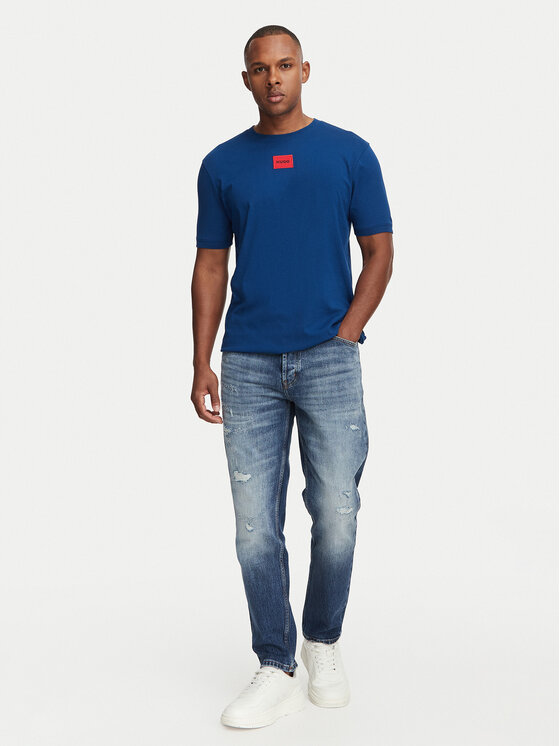 HUGO HUGO Camiseta Diragolino212 50447978 Azul Regular Fit