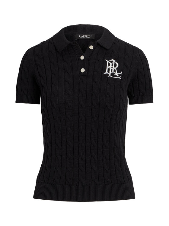 LAUREN RALPH LAUREN LAUREN RALPH LAUREN Поло 200932224003 Чорний Slim Fit