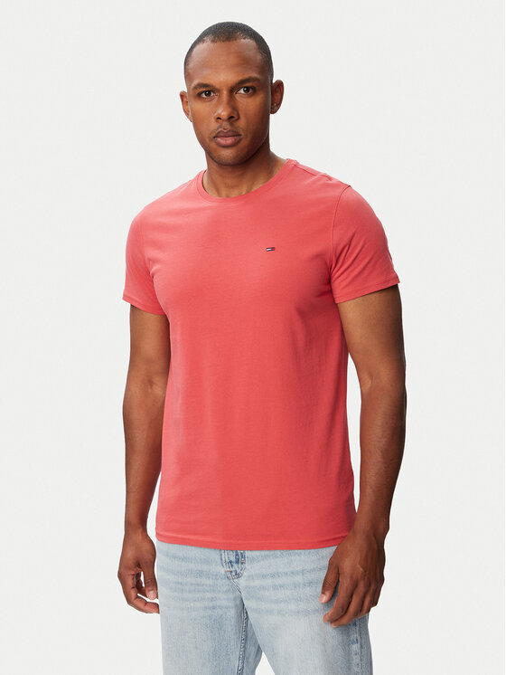 Tommy Jeans Tommy Jeans Camiseta DM0DM04411 Rojo Slim Fit