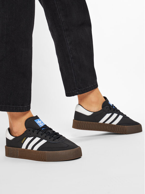 adidas Superge adidas Sambarose W B28156 Črna