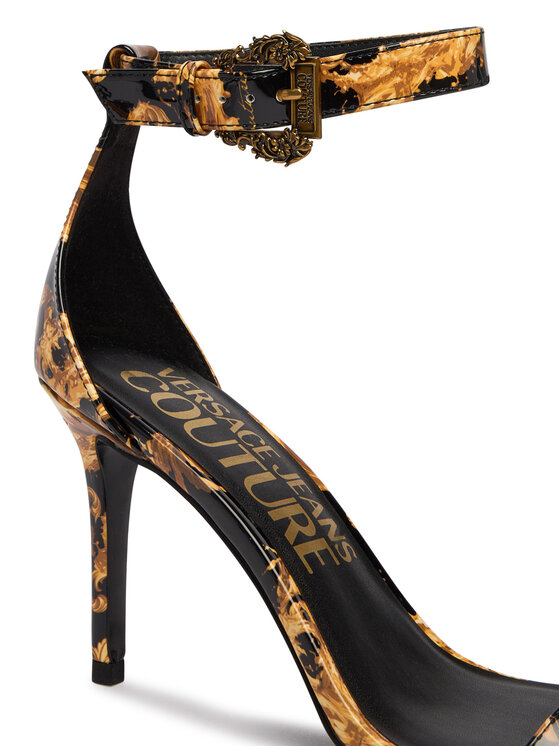 Versace Jeans Couture Босоніжки Versace Jeans Couture 80VA3S76 ZS366 G89 Чорний