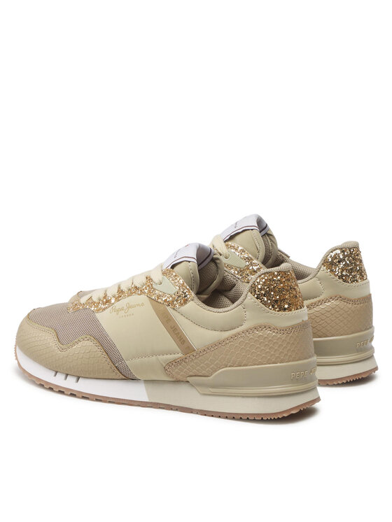 Pepe Jeans Laisvalaikio batai Pepe Jeans London W Queen PLS31379 Smėlio