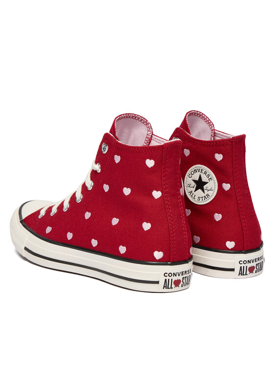 Converse Кеди Converse Chuck Taylor All Star Hearts & Roses A19065C Червоний