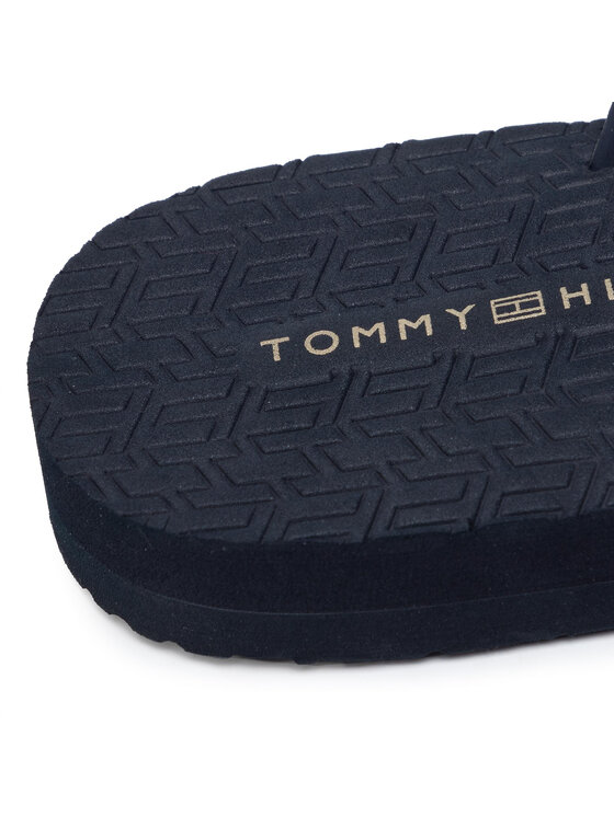 Tommy Hilfiger Джапанки Tommy Hilfiger Hardware Detail Beach Thong FW0FW04370 Тъмносин