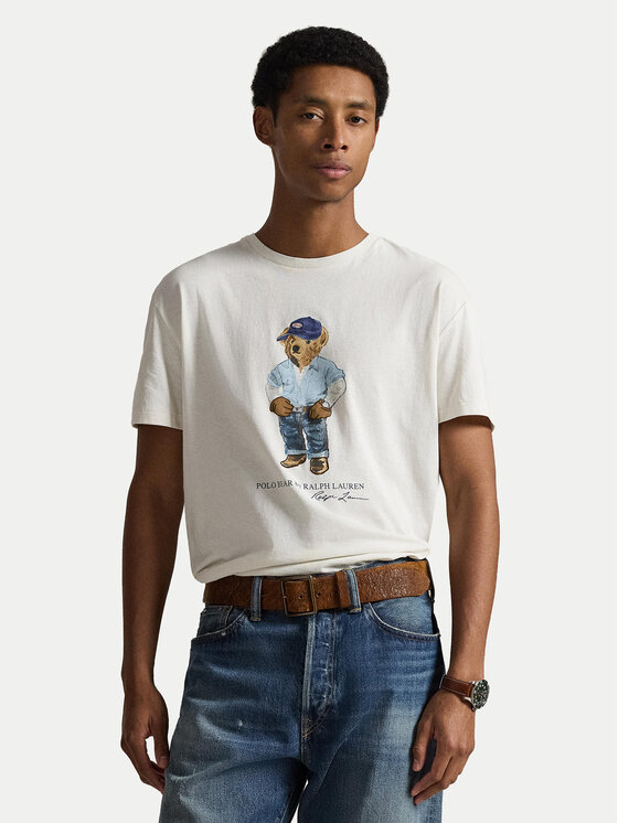 Polo Ralph Lauren Polo Ralph Lauren Camiseta 710B14615001 Blanco Regular Fit