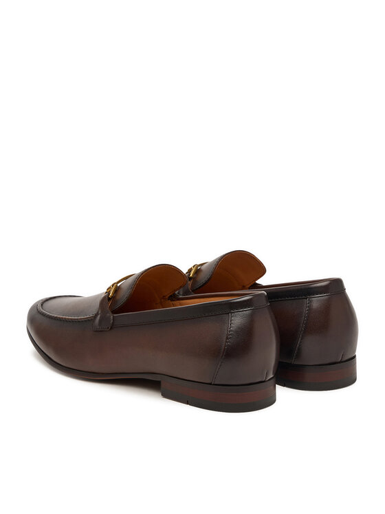 GINO ROSSI Loafers GINO ROSSI EO-BENITO-01 126AM Tmavo hnedá