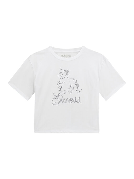 Guess Guess Camiseta J6RI38 K6YW4 Blanco Regular Fit