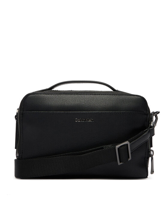 Calvin Klein Maža rankinė Calvin Klein Emblem Hw Camera Bag LV04D3291G Juoda