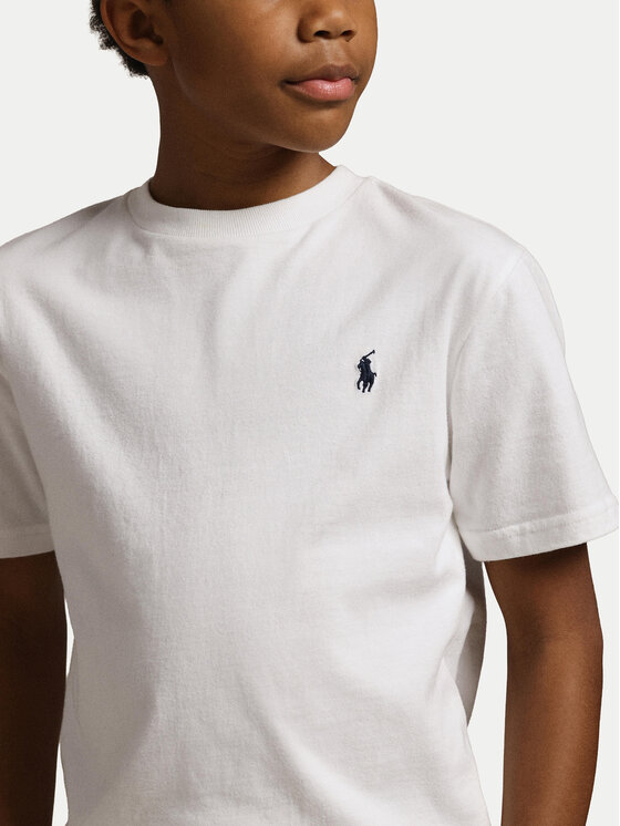 Polo Ralph Lauren Polo Ralph Lauren T-shirt Ss Cn 323832904035 Bianco Regular Fit