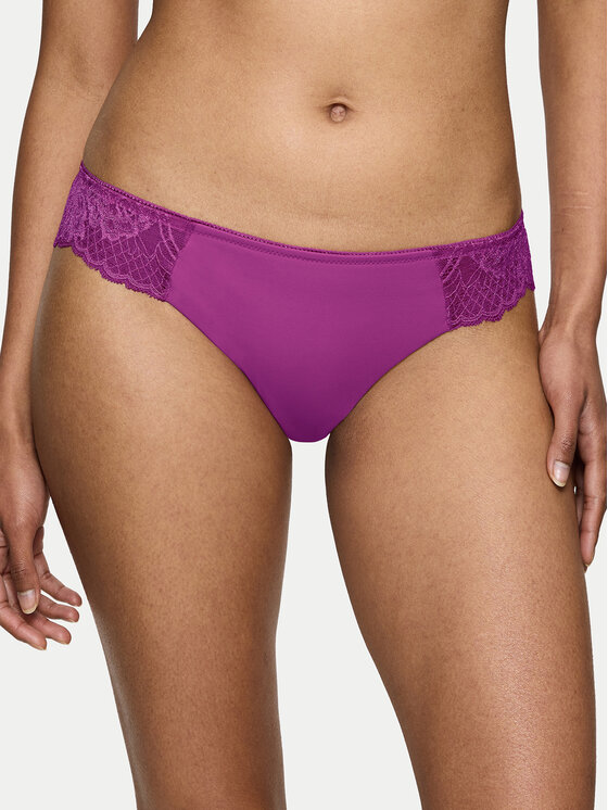 Triumph Triumph Braziljske spodnje hlačke Wild Peony Florale 10209603 Vijolična
