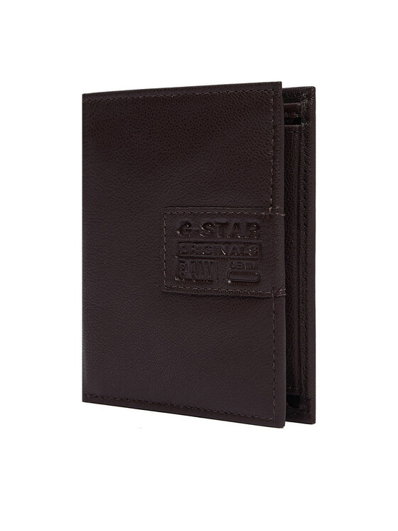 G-Star Raw Peňaženka G-Star Raw HP-MAEL-1-GOAT Tmavo hnedá