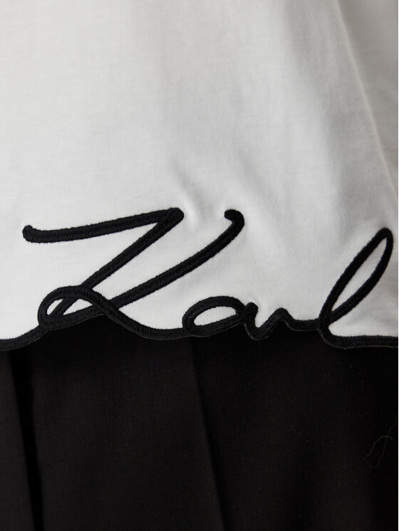 KARL LAGERFELD KARL LAGERFELD Camiseta B2W17018 Blanco Regular Fit
