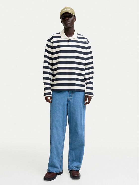 Jack & Jones Jack & Jones Поло Bleecker 12285805 Cиній Loose Fit
