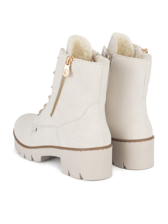 Rieker Botines planos Rieker X5719-60 Écru