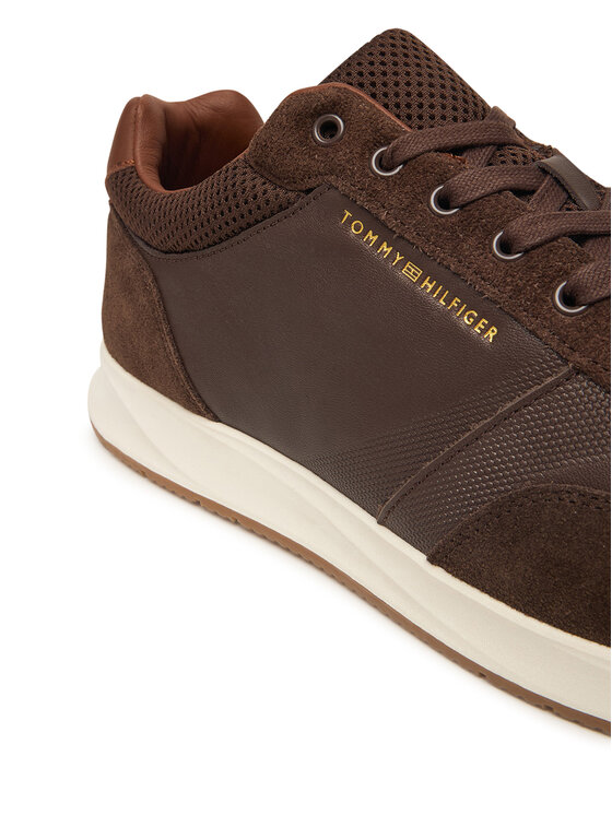 Tommy Hilfiger Snīkeri Tommy Hilfiger Dressy Runner FM0FM05910 Brūns