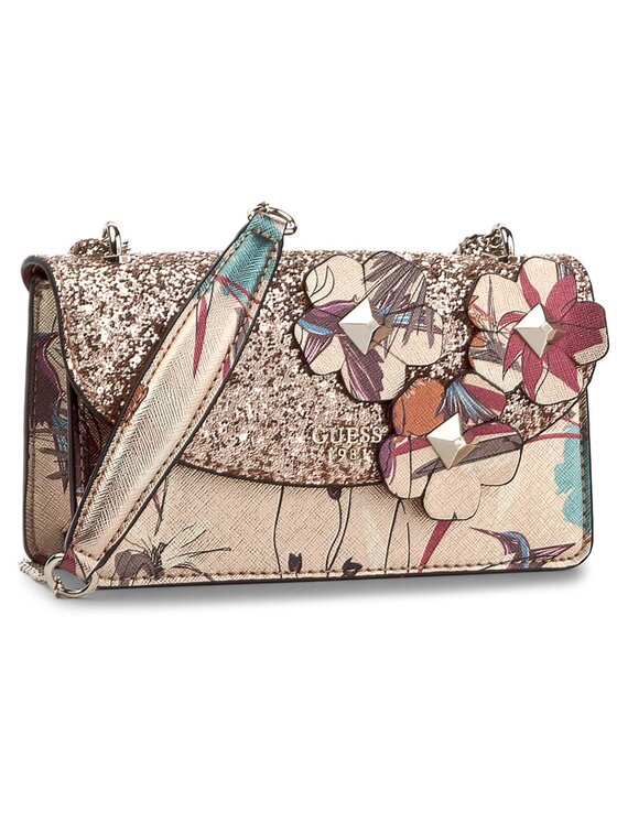 Дамска чанта Guess Fall In Love (MF) HWMF67 90780 Златист | Obuvki.bg