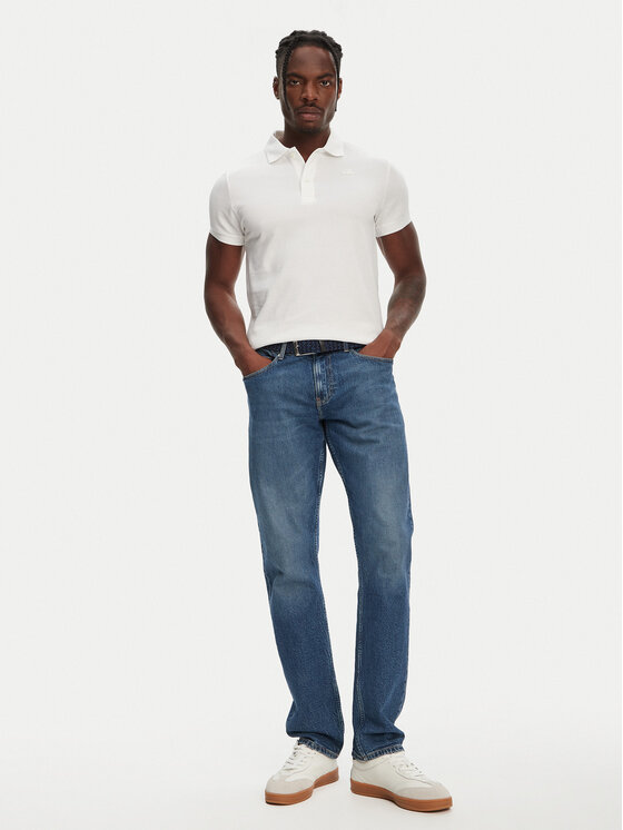 Robe di Kappa Robe di Kappa Поло William 6006170 Білий Slim Fit