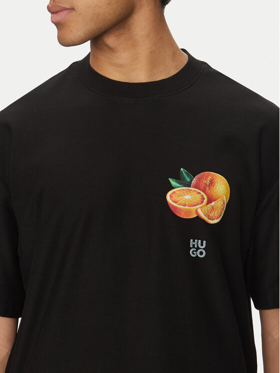 HUGO HUGO T-shirt Dartiee 50537576 Crna Oversize