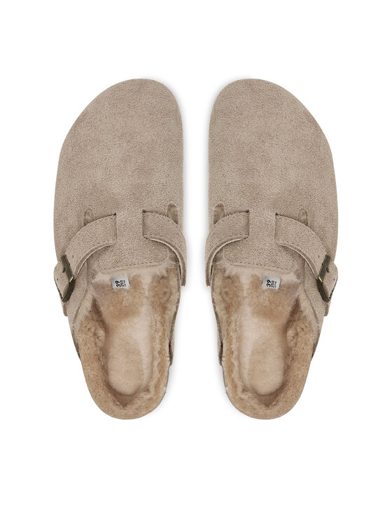 Birkenstock Nazouváky Birkenstock Boston Shearling 1028299 Béžová