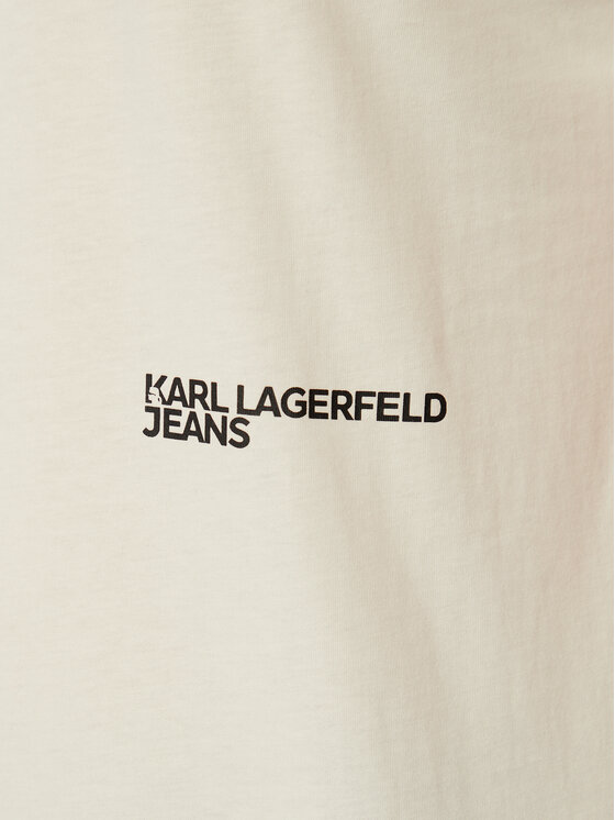 Karl Lagerfeld Jeans Karl Lagerfeld Jeans Camiseta B3M17005 Crema Regular Fit