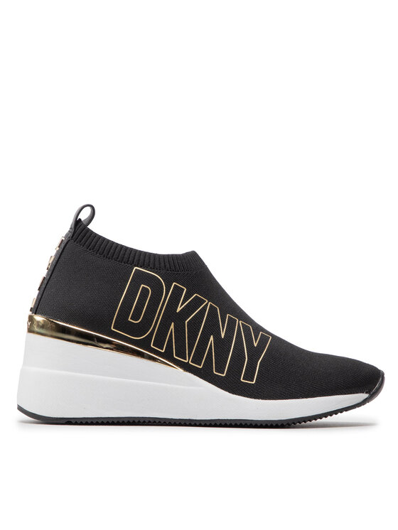 DKNY Tenisice DKNY Pavi-Slip On Wedge K2224170 Crna