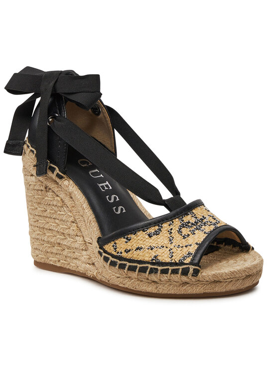 Guess Espadrilky Guess Diandra FLGDIR ELE04 Čierna