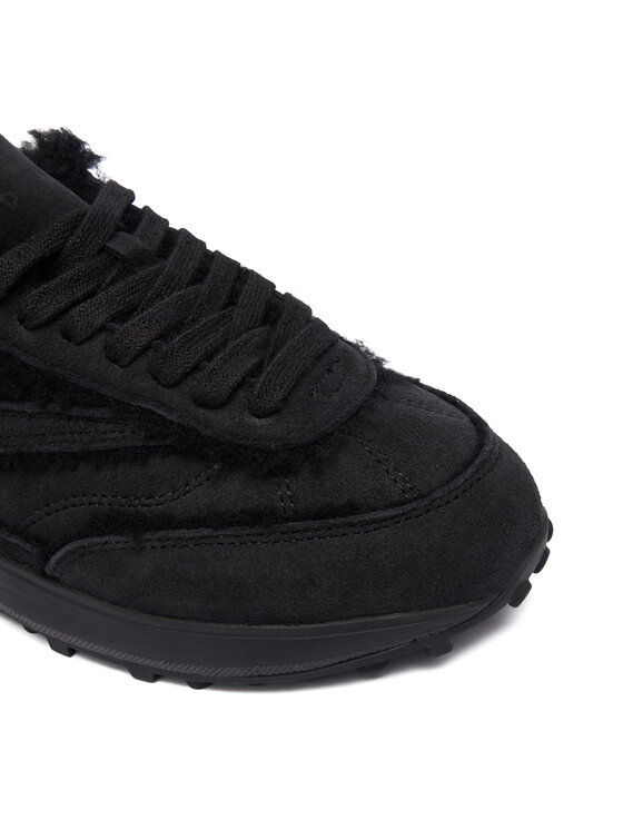 D.A.T.E. Снікерcи D.A.T.E. Athleta Shearling W431-AT-TD Чорний