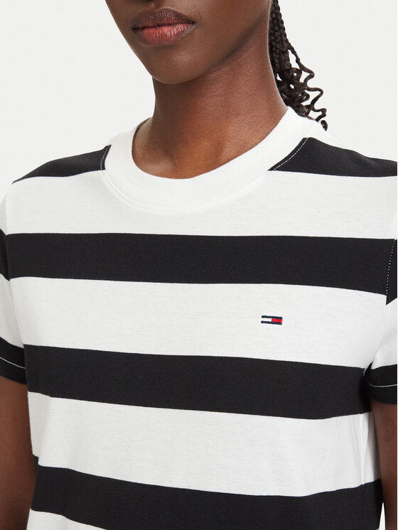 Tommy Jeans Tommy Jeans Camiseta Flag DW0DW23801 Negro Regular Fit