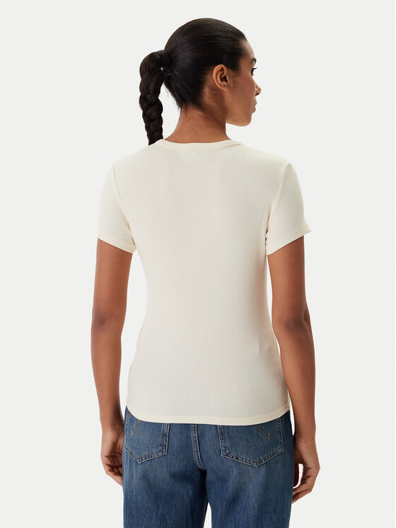 Tommy Jeans Tommy Jeans Camiseta Essential DW0DW17383 Beis Slim Fit