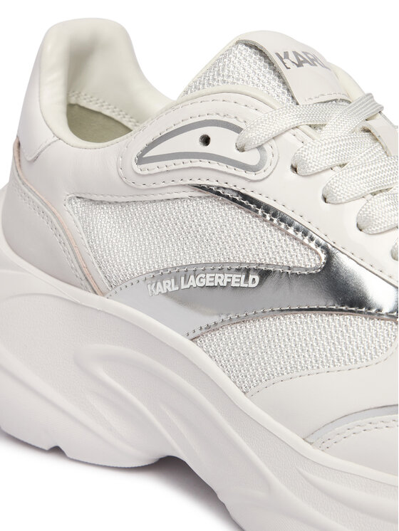 KARL LAGERFELD Снікерcи KARL LAGERFELD Kontour Wedge KL68016 Білий